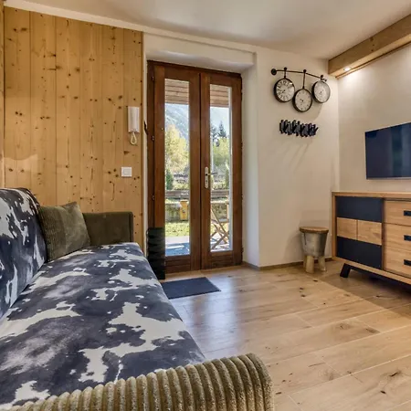 Nid Du Pic - Cozy Alpine Retreat With Private Garden In 霞慕尼